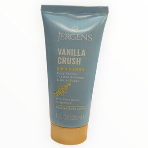 🌈4/$20 NEW Jergens Shea Fusion Vanilla Crush Scented Body Lotion Deluxe Travel